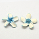 Handmade Polymer Clay Big 3D Flower Plumeria Beads CLAY-Q197-42mm-01F-1