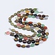 Mixtes colliers de perles en pierre naturelles NJEW-K107-04-1