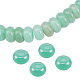 Sunnyclue perle europee con foro grande avventurina verde naturale G-SC0001-35D-1