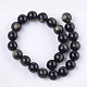 Chapelets de perles en obsidienne dorée naturelle X-G-S333-8mm-025-2