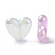 Placcatura uv perle acriliche luminose iridescenti arcobaleno OACR-E010-10-3
