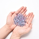 Perles ondulées acryliques peintes à la bombe transparentes bicolores ACRP-YW0001-04A-12mm-3