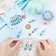 NBEADS 24 Pcs Cat Eye Beads Stitch Markers HJEW-AB00404-3