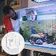 プラスチック製の魚の飼育箱  魚の産卵孵化産科室  吸盤付き  透明  100x100x100mm DIY-WH0453-46A-7
