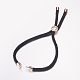 Nylon Twisted Cord Bracelet Making X-MAK-F019-3