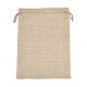Pochettes en toile de jute&nbsp;ABAG-Q050-17x23-01-1