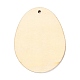 Manualidades de diy forma de huevo de pascua recortes colgantes AJEW-P087-B01-02-3