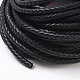 Braided Leather Cord X-WL-F009-B02-5mm-2