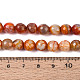 Gefärbte und erhitzte Stränge natürlicher Fire Crackle-Achatperlen&nbsp;G-N359-01A-06-5