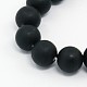 Round Shell Pearl Frosted Beads Strands BSHE-I002-6mm-07-1