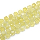 Chapelets de perles de quartz citron naturel G-L552D-12B-1