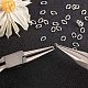 Pandahall 400 pièces anneaux ouverts en acier inoxydable 4x6mm anneaux de saut ovales accessoires de bijoux pour boucle d'oreille bracelet collier bricolage STAS-PH0019-01P-4