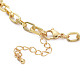 Ensembles de bijoux bracelets et colliers en zircone cubique infini SJEW-M098-02G-5