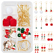 SUNNYCLUE 137Piece DIY Christmas Style Earring Kits DIY-SC0015-14-1