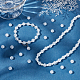 Olycraft 102 pièces 8mm perles de cristal craquelé naturel craquelé brins de perles de quartz rondes perles de pierres précieuses en vrac énergie pierre pour bracelet collier fabrication de bijoux G-OC0001-14-5