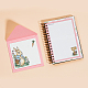 GLOBLELAND Easter Rabbit Clear Stamps for DIY Scrapbooking Garden Bunny Silicone Stamp Seals Transparent Stamps with Colorful Back Sheet for Cards Making Photo Album Journal 3.9x3.9inch DIY-WH0486-061-5