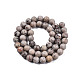 Chapelets de perles maifanite/maifan naturel pierre  G-R345-8mm-40-4