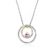 925 Sterling Silver Pendant Necklaces NJEW-BB32334-7