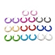 Aretes de acrílico con anillo texturizado EJEW-P251-38-1