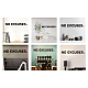 PVC Quotes Wall Sticker DIY-WH0200-074-5