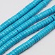 Chapelets de perles en turquoise synthétique TURQ-G110-6x3mm-06-1