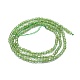Natürliche grüne Apatit Perlen Stränge G-P457-B01-12-3