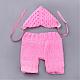 Costume de beanie bébé en crochet fait à la mode AJEW-R030-40-2