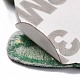 コンピューター化された刺繡布自己粘着パッチ  パッチにこだわる  マスクと衣装のアクセサリー  アップリケ  恐竜  ダークシーグリーン  37x32x2mm DIY-G031-03D-4