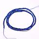 Chapelets de perles en lapis-lazuli naturel G-F509-14-2mm-2
