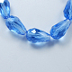 Electroplate Glass Beads Strands EGLA-R008-11x8mm-6-1