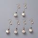 Boucles d'oreilles en perles d'imitation acrylique EJEW-JE03901-M-1
