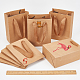 Nbeads 50Pcs Rectangle Kraft Paper Bags with Handle AJEW-NB0005-38-4