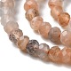 Brins de perles naturelles multi-pierre de lune G-G003-A05-01-4