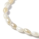 Eau douce naturelle de coquillage perles brins SHEL-C003-06-3