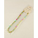 Fashion Imitation Acrylic Pearl  Stretchy Necklaces for Kids NJEW-JN00428-03-3