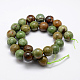 Chapelets de perles en opale vert naturel G-K209-04B-8mm-2