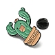 Cactus con spille smaltate con abbracci senza parole JEWB-Z008-02B-3