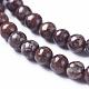 Natural Snowflake Obsidian Beads Strands G-G697-F04-4mm-3