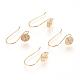 Brass Stud Earrings X-KK-Q750-031G-1