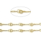 Brass Teardrop & Knot & Twist Bar & Ring Link Chains CHC-P010-23G-2