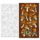 GLOBLELAND Mushroom Background Cutting Dies Metal Mushroom Background Die Cuts Embossing Stencils Template for Paper Card Making Decoration DIY Scrapbooking Album Craft Decor DIY-WH0309-491-1