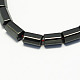 Non-magnetic Synthetic Hematite Beads Strands G-S078-6x4mm-1