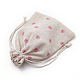 Polycotton(Polyester Cotton) Packing Pouches Drawstring Bags ABAG-S003-03A-3