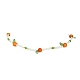 3Pcs 3 Style Natural Carnelian & Amethyst & Glass Beaded Necklaces Set for Women NJEW-TA00113-3