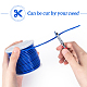 BENECREAT 9 Gauge/3mm Tarnish Resistant Jewelry Craft Wire 17m Bendable Aluminum Sculpting Metal Wire for Jewelry Craft Beading Work - Blue AW-BC0001-3mm-10-4