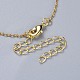 Natural Quartz Crystal Pendants Necklaces and Dangle Earrings Jewelry Sets SJEW-JS01026-5