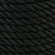ツイストナイロン糸  ブラック  5mm  約18~19ヤード/ロール（16.4m〜17.3m /ロール） NWIR-A001-04-2