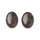Natural de la flor del ciruelo de jade cabuchones de piedras preciosas ovales X-G-J329-04-18x25mm-5
