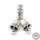 Thailand 925 Sterling Silver European Dangle Charms STER-D018-01AS-1