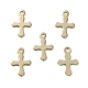 Brass Tiny Cross Charms KK-L205-09-B-2